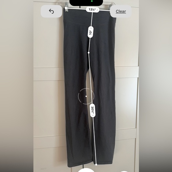 Pact Charcoal Organic Cotton Flares Yoga Pants Gray Size Small Casual Minimalist - Picture 4 of 4